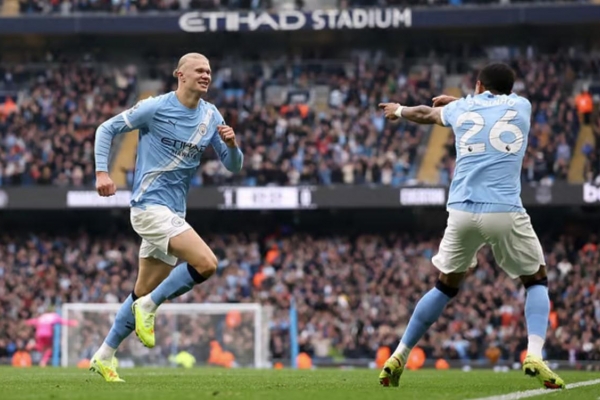 Haaland không thể ngăn cản, Everton gục ngã trước sức mạnh của Man City