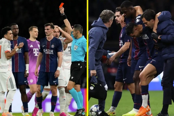 Tranh cãi dữ dội trận PSG vs Bayern Munich