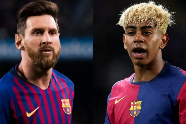 Yamal có động thái 'ngạo nghễ' với Messi khiến tất cả choáng váng