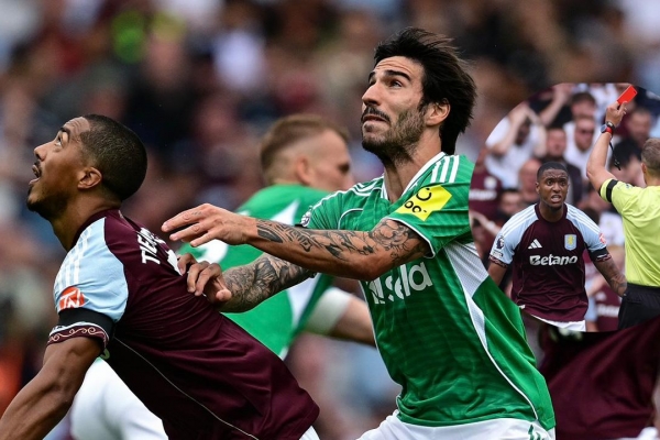 Không Isak, Newcastle bất lực trước Aston Villa chỉ còn 10 người