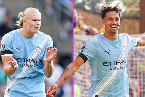 Haaland và Reijnders tỏa sáng, Man City vùi dập Wolves ở trận ra quân