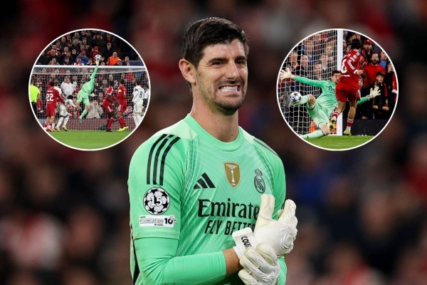 Màn trình diễn đỉnh cao của Courtois trước Liverpool