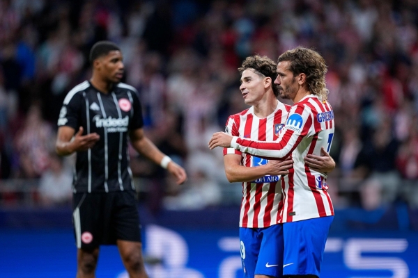 Bộ đôi Alvarez và Griezmann thăng hoa, Atletico Madrid đại thắng