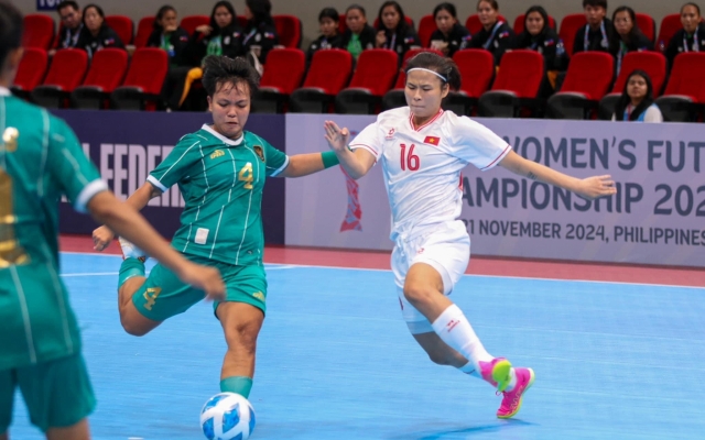 Trực tiếp futsal nữ Việt Nam vs Indonesia, 16h30 hôm nay 18/12