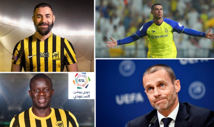 Chủ tịch UEFA: 'Ả Rập mắc sai lầm như Trung Quốc sau khi chiêu mộ Ronaldo, Benzema'