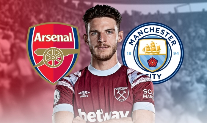 Quay lại lần thứ 3, Arsenal có Declan Rice với số tiền 'khủng' trước Man City?