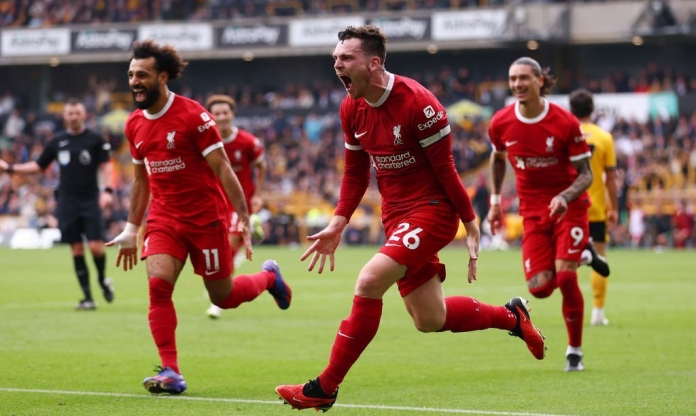Salah lập hattrick kiến tạo, The Kop nhấn chìm chủ nhà Wolves