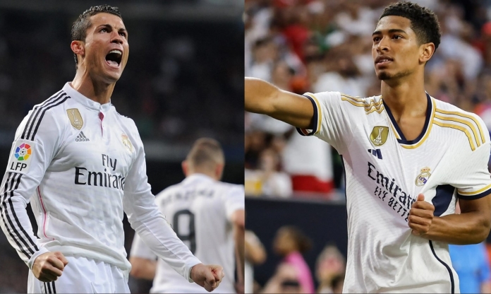 Tỏa sáng tại C1, Bellingham san bằng kỷ lục của Ronaldo tại Real