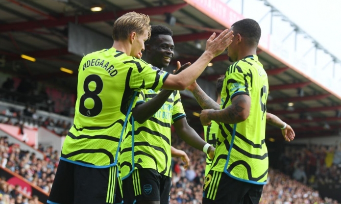 Thắng dễ dàng, Arsenal hiên ngang với một vị trí trong Top 4 trên BXH