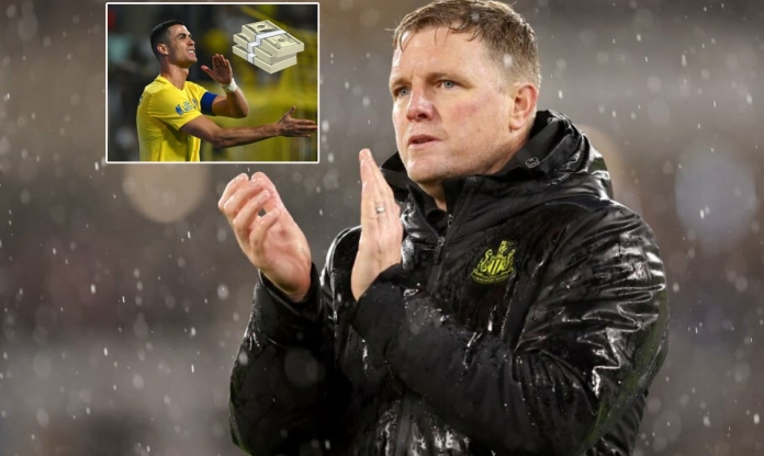 Eddie Howe chốt đưa Ronaldo và Benzema về Anh, khi thua đau Tottenham