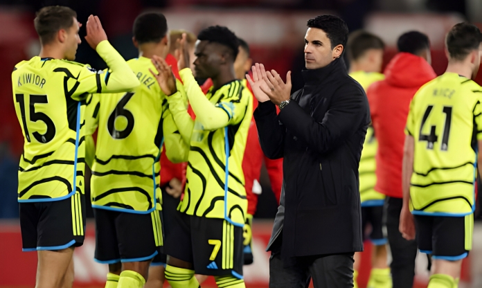 Arsenal áp sát ngôi đầu với chiến thắng áp đảo tại vòng 22 Ngoại hạng Anh