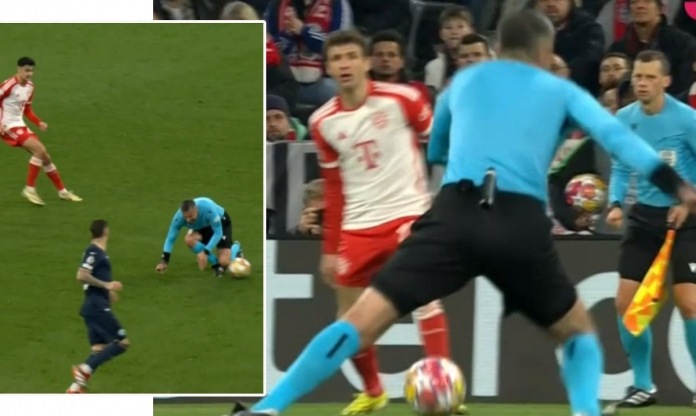 Trọng tài ngăn chặn cơ hội nguy hiểm của Bayern