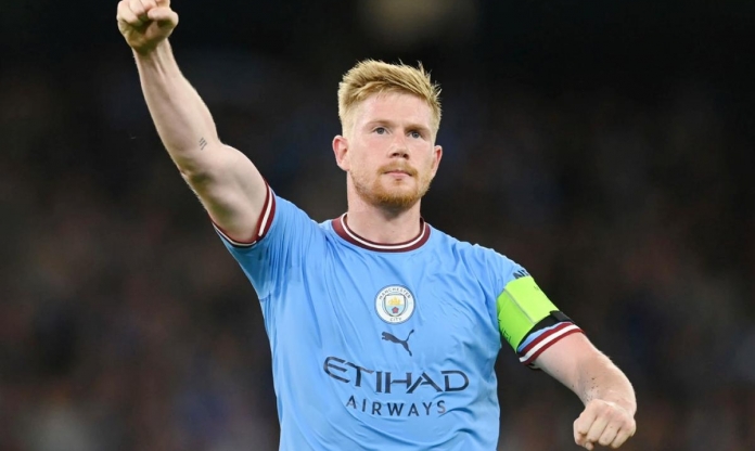 Kevin De Bruyne ghi tên vào lịch sử Man City ngày chói sáng rực rỡ