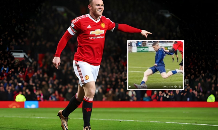 Tại MU, con trai Wayne Rooney khiến CĐV 'phát sốt' vì kỹ năng đỉnh cao