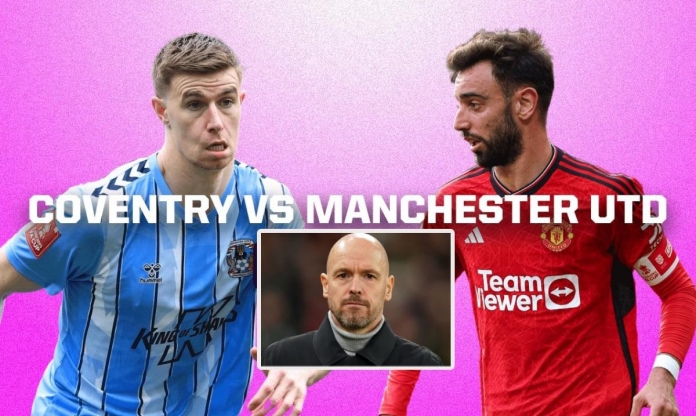 MU vắng vị trí quan trọng nhất trong trận bán kết FA Cup vs Coventry City