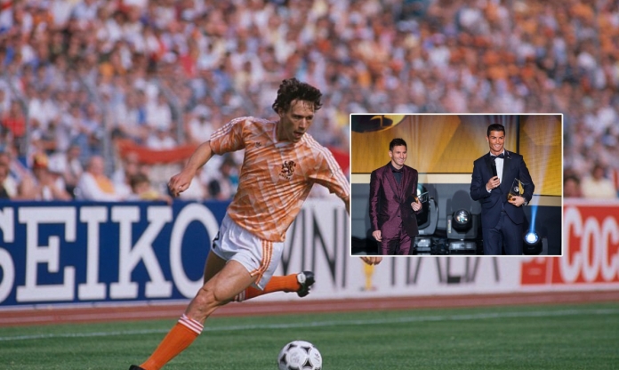 Van Basten: 'Những ai nói Ronaldo giỏi hơn Messi không biết gì về bóng đá'