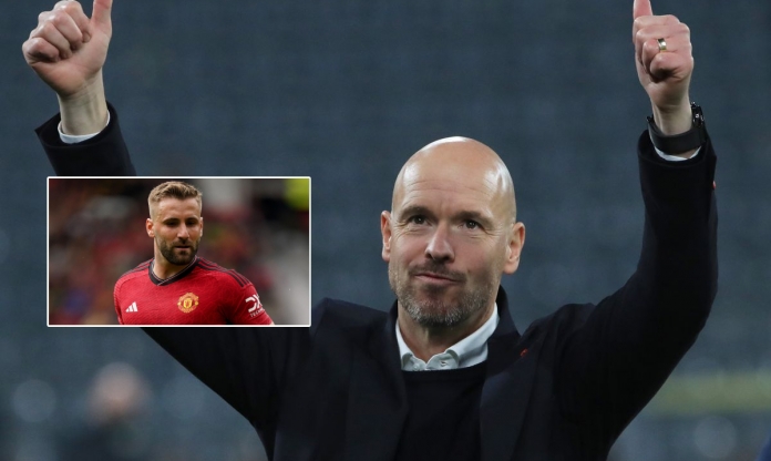 Luke Shaw trở lại nhưng Erik Ten Hag được giải quyết tới 2 bài toán
