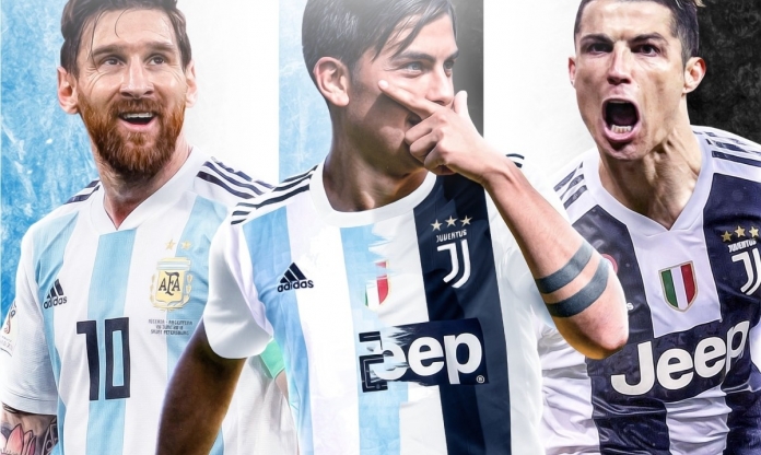 Lựa chọn bất ngờ của Dybala bên cạnh Ronaldo và Messi