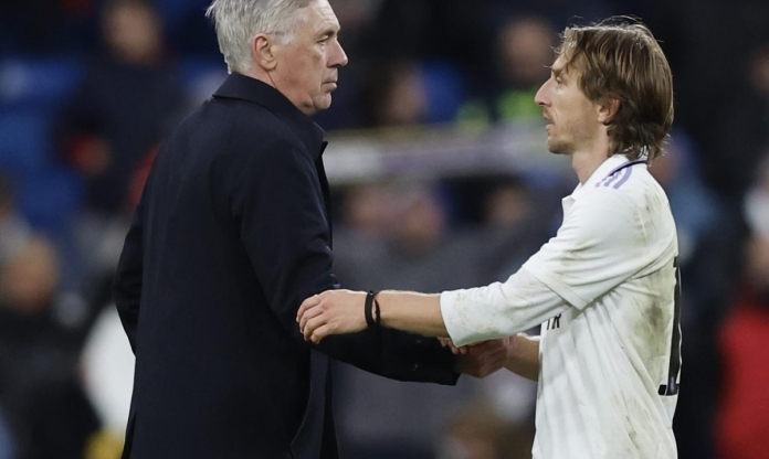 Ancelotti khẳng định tương lai Modric tại Real Madrid phụ thuộc vào 1 yếu tố