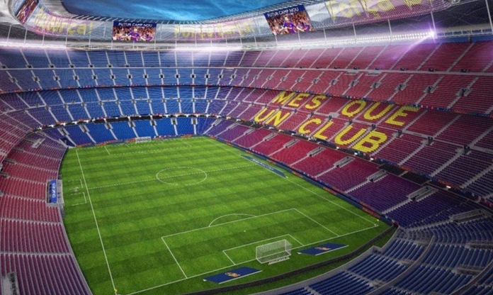 Không thua kém Real Madrid, Barca 'nhá hàng' SVĐ Nou Camp cực xịn