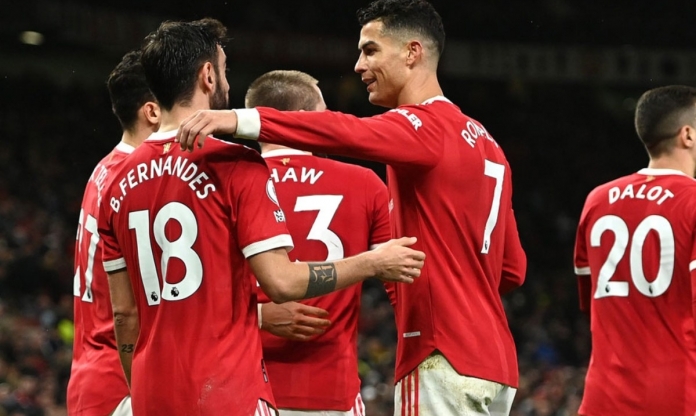 Thái độ của Cristiano Ronaldo khi gặp lại đồng đội MU trên tuyển Bồ Đào Nha
