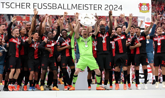 Bayer Leverkusen đi vào lịch sử Bundesliga với chức vô địch bất bại