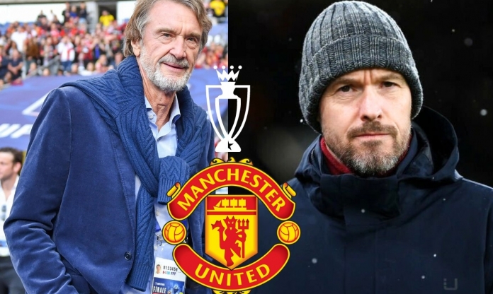 Ten Hag mất kiểm soát tại MU, Ratcliffe được đối thủ hậu thuẫn sở hữu HLV trong mơ