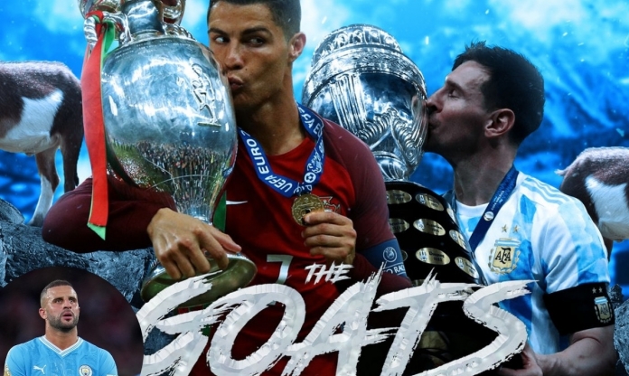 Kyle Walker chỉ thẳng người duy nhất cùng 'GOAT' với Ronaldo và Messi