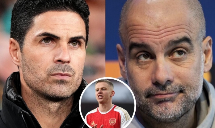 Zinchenko chỉ thẳng điểm khác biệt giữa Pep và Arteta