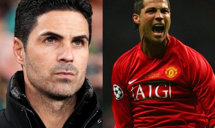 Arteta tự tin tuyên bố sao Arsenal sẽ sánh ngang Ronaldo 2008