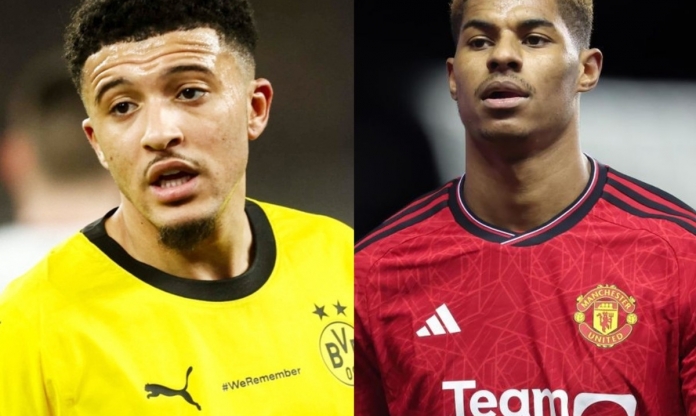 Sancho gửi tin nhắn cho Rashford sau khi MU đại thắng Liverpool
