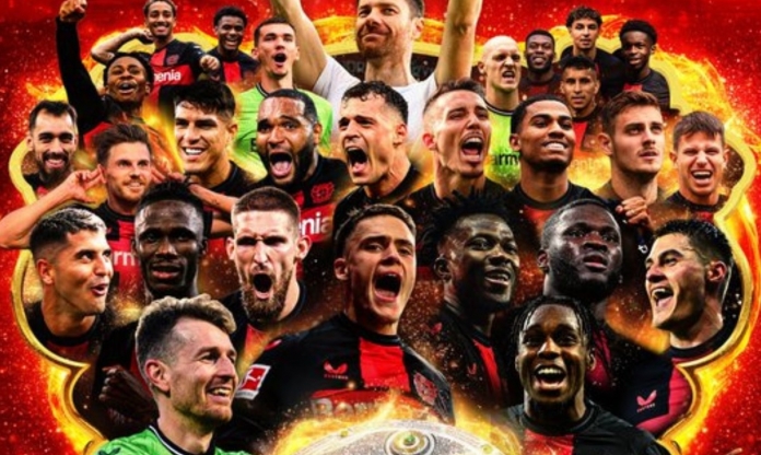 CHÙM ẢNH: Leverkusen vô địch Bundesliga lần đầu tiên sau 120 năm lịch sử