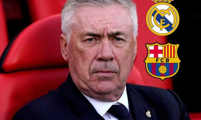 Ancelotti phát biểu trước El Clasico, khen 2 sao Barca