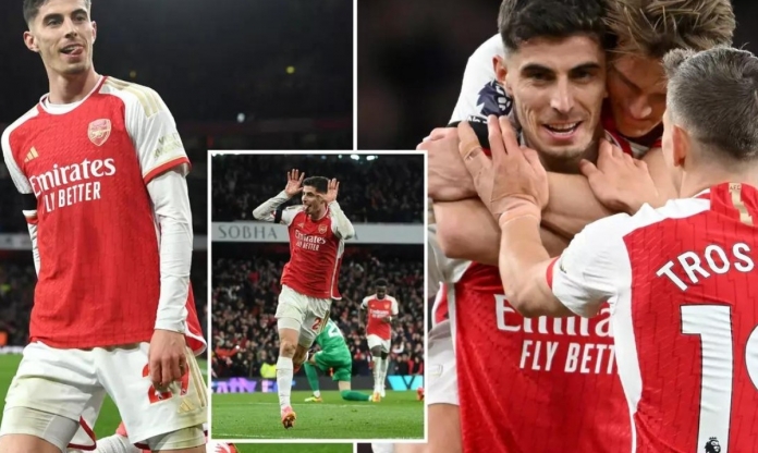 Kai Havertz làm nên lịch sử với cú đúp vào lưới Chelsea