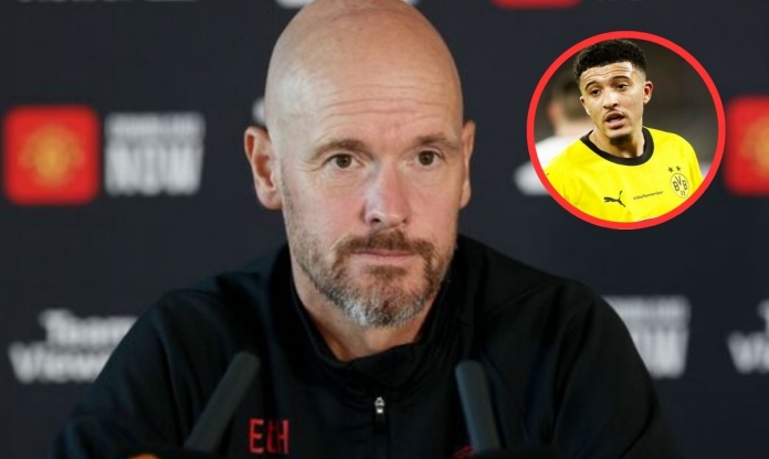 Ten Hag nói màn trình diễn của Sancho tại C1, ẩn ý về tương lai