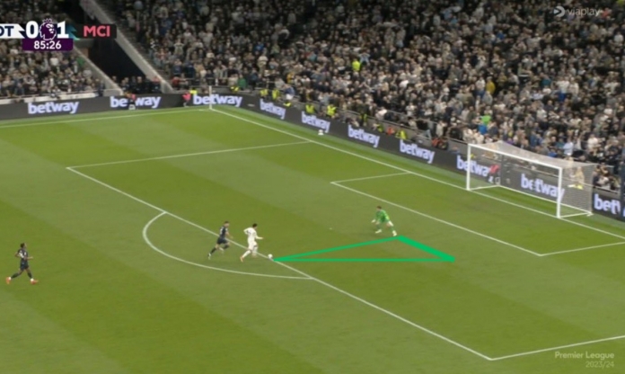 Người hâm mộ phát sốt với pha bỏ lỡ của Son trước Man City