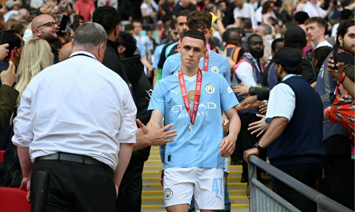Sao Man City buồn bã vì mất chức vô địch FA CUP vào tay MU