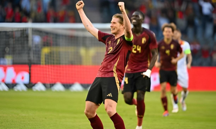 De Bruyne tỏa sáng, Bỉ hạ đẹp Montenegro trước thềm Euro 2024