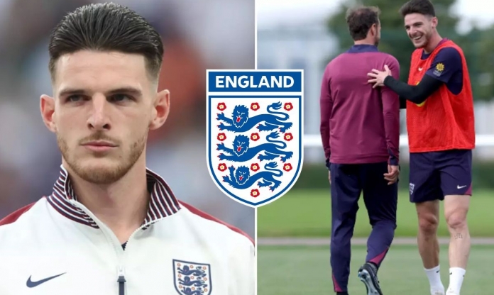 Southgate xác định người đá cặp với Rice trận khai màn Euro 2024
