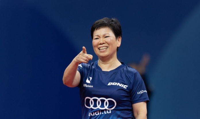 VĐV 61 tuổi nhảy nhót, cười như hoa khi bị loại khỏi Olympic 2024