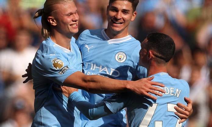 Nhà vô địch World Cup của Man City tuyên bố về mục tiêu ăn ba