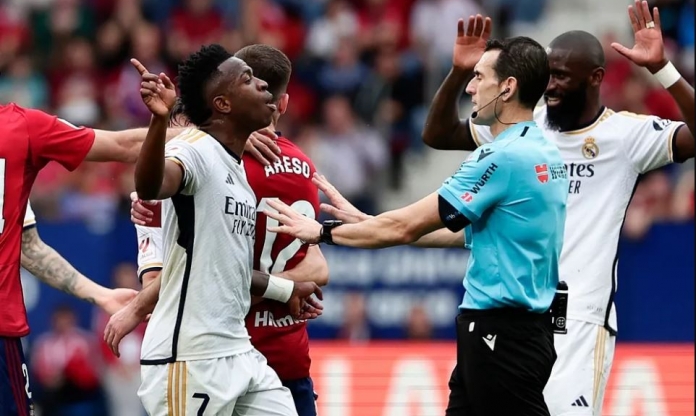 Real Madrid gửi đơn khiếu nại trọng tài vì Vinicius