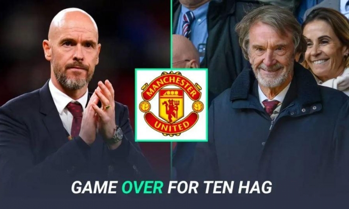 Nóng: Erik ten Hag sắp bị Man United sa thải