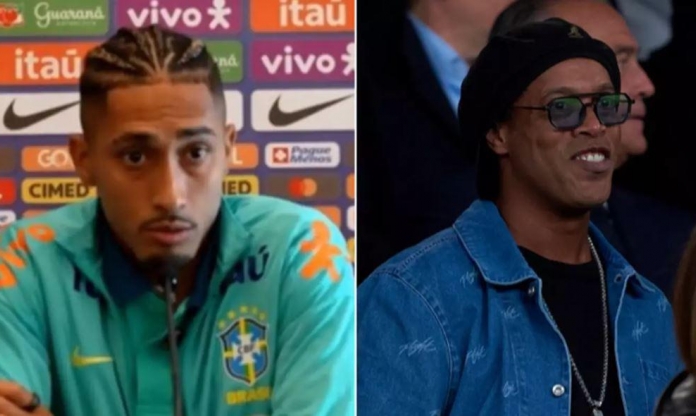 Raphinha đáp trả tuyên bố từ mặt ĐT Brazil của Ronaldinho