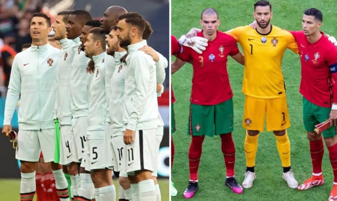 Lý do xúc động khiến Ronaldo luôn xoay người khi hát quốc ca Bồ Đào Nha