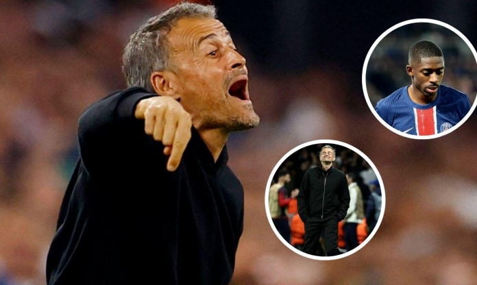 PSG sắp bị loại ở C1, Enrique nổi giận trong 'bất lực'