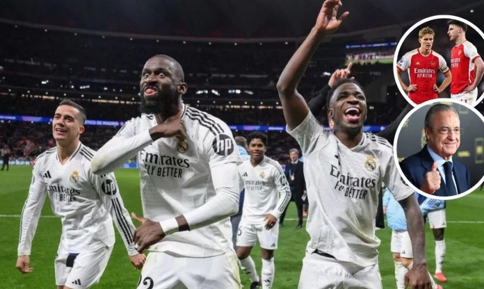 Real Madrid làm Arsenal méo mặt trước thềm tứ kết C1