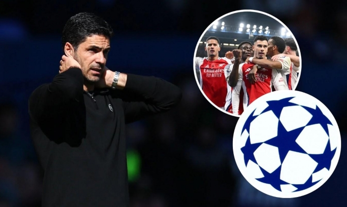 Hai ngôi sao Arsenal có nguy cơ bị cấm thi đấu ở Champions League