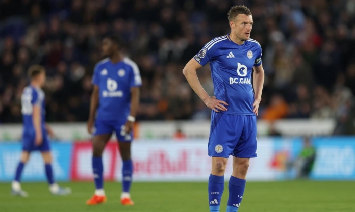 Jamie Vardy viết tâm thư ngày Leicester chính thức xuống hạng
