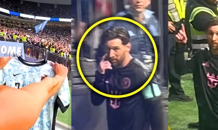 Phản ứng gây tranh cãi của Messi khi thấy áo đấu của Ronaldo